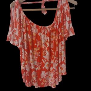 Free People baja‎ babe floral top size M